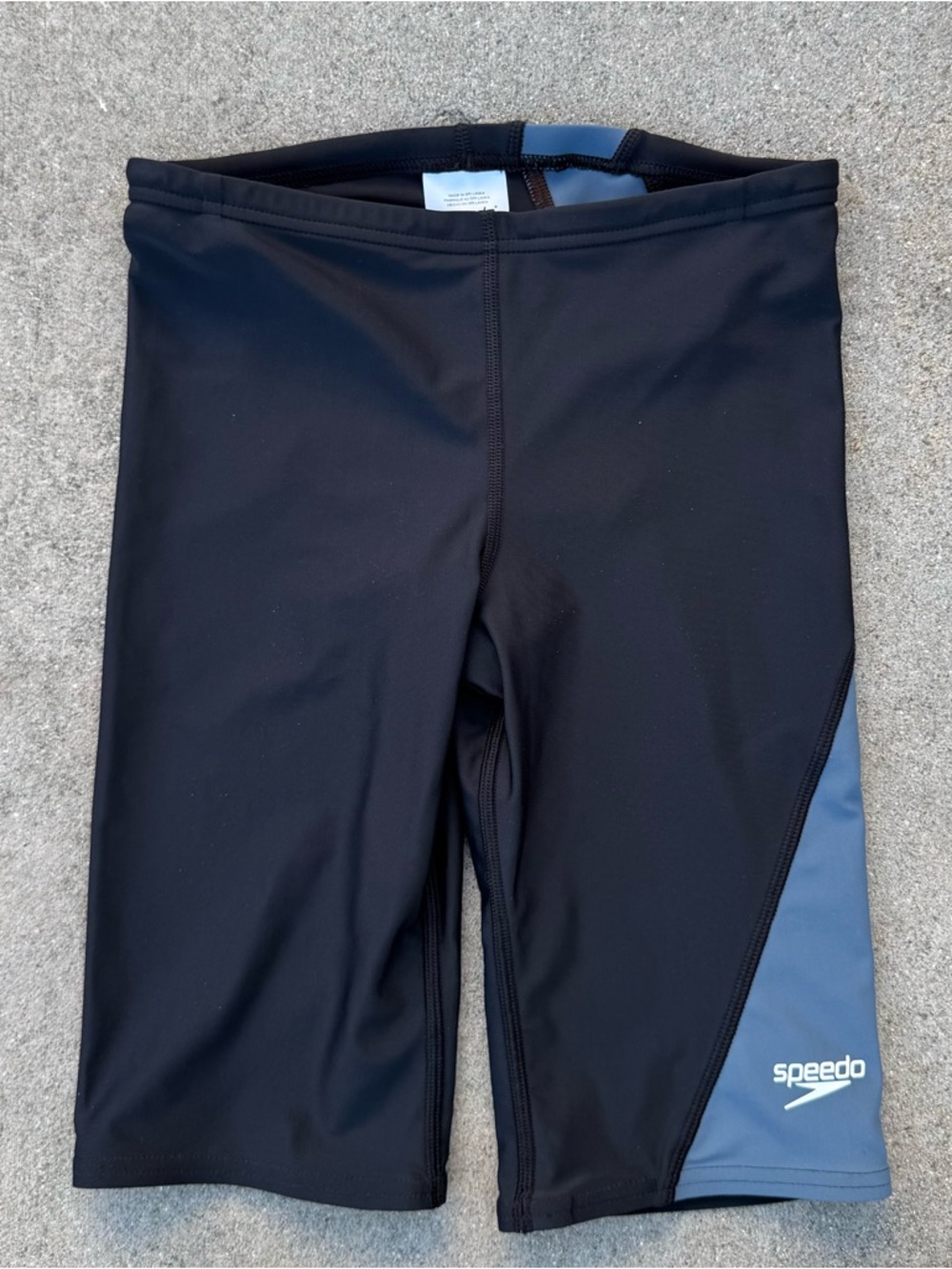 Speedo Black Power Flex Eco Shorts size 28 swim beach polo vacation